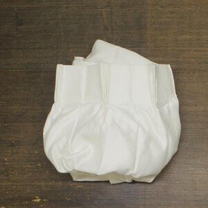 Liz Claiborne Back Tab Light-Filtering Single Curtain Panel Bright White 50x84